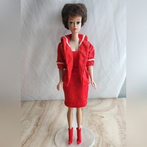 1962/64(?) Vintage Barbie Brunette Bubble Cut Pls Read